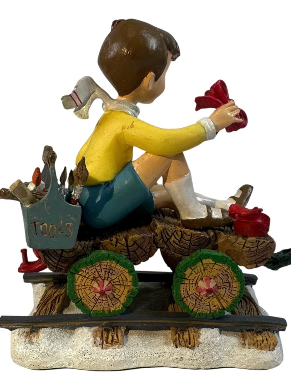 Piglet Holiday Express Disney Christopher Robin Danbury Mint Christmas Pooh Vtg - Picture 5 of 11